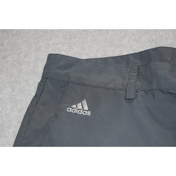 Adidas Golf Pants Mens Size 38 x 32 ClimaLite Performance Polyester Gray Flat - Picture 3 of 7
